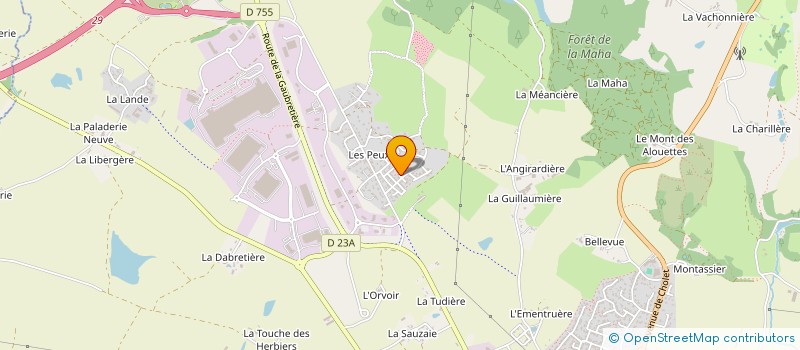 localisation de l'entreprise SCEA LES VALLONS à CHANVERRIE