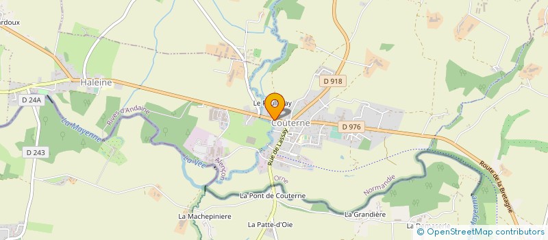 localisation de l'entreprise SCEA LES VAUX NORD à RIVES D'ANDAINE