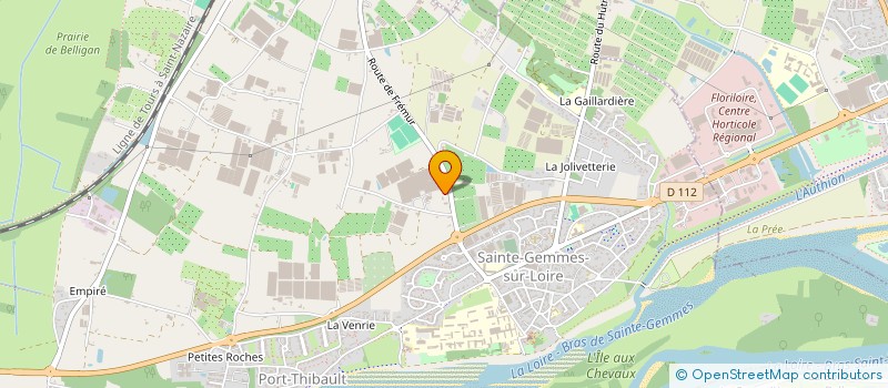 localisation de l'entreprise SCEA LES VERGERS BELLARD CROCHET  STE GEMMES SUR LOIRE