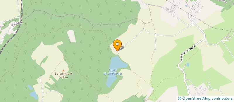 localisation de l'entreprise SCEA LES VERGERS DES HAUTS  LE CLERJUS