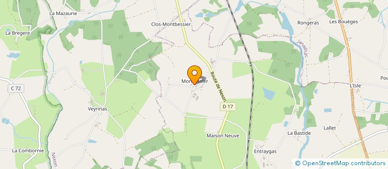 localisation de l'entreprise SCEA LES VERGERS DU CLOS DE MONTBESSIER à LA MEYZE
