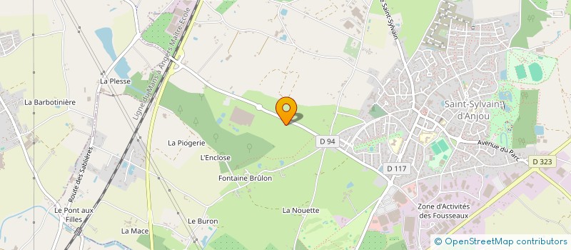 localisation de l'entreprise SCEA LES VERGERS DU LAYON à VERRIERES-EN-ANJOU