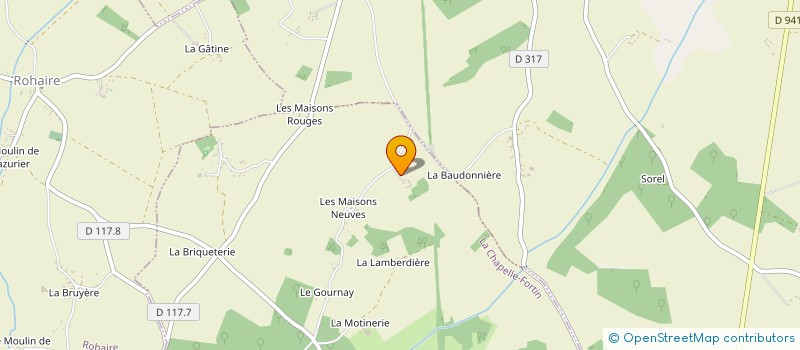 localisation de l'entreprise SCEA LESNIAK à LA CHAPELLE FORTIN