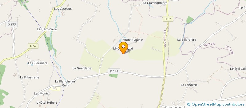 localisation de l'entreprise SCEA LESOUEF à CAMBERNON