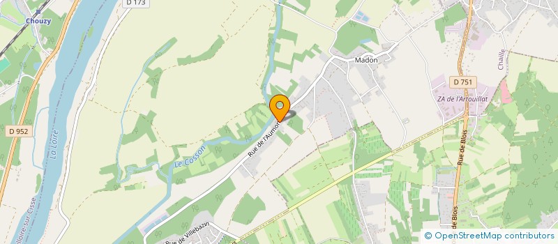 localisation de l'entreprise SCEA LEVEAU  CANDE-SUR-BEUVRON