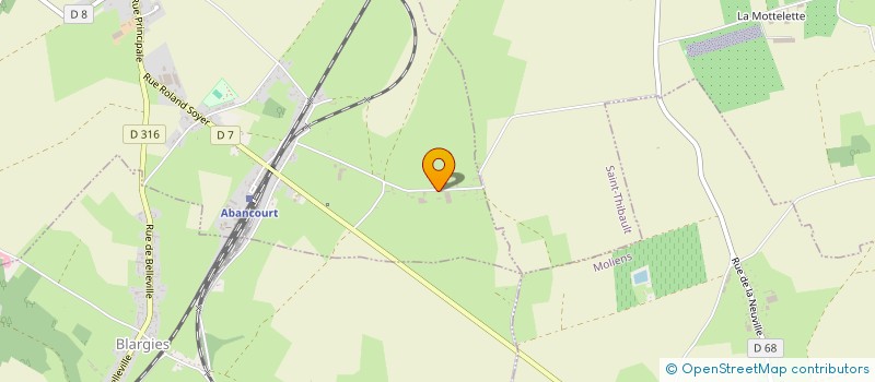 localisation de l'entreprise SCEA LEVEQUE  ABANCOURT