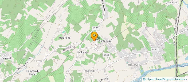 localisation de l'entreprise SCEA LOGIS DE VILLARS à SAINT-SATURNIN