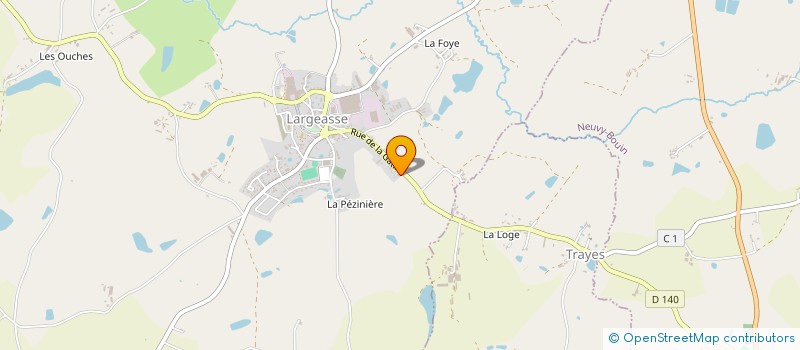 localisation de l'entreprise SCEA LOTIPOR  LARGEASSE