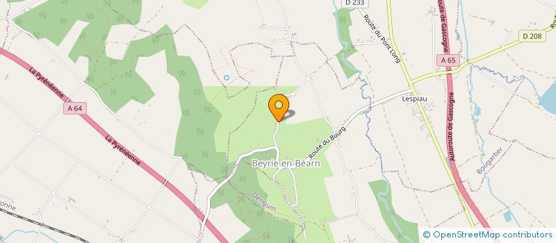 localisation de l'entreprise SCEA LOU TAUZIA  BEYRIE-EN-BEARN