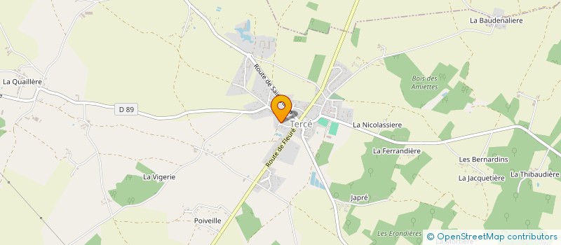 localisation de l'entreprise SCEA LOUBERSAC à ITEUIL