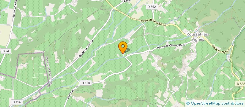 localisation de l'entreprise SCEA LOUMENT  ROUSSET-LES-VIGNES