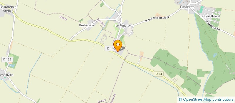 localisation de l'entreprise SCEA LOYER - LE ROUX à DIGNY
