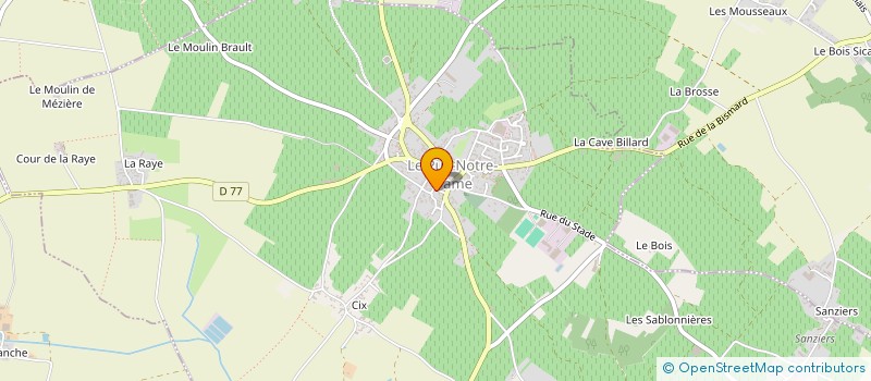 localisation de l'entreprise SCEA LUCAZEAU BERNARD ET DOMINIQUE  LE PUY-NOTRE-DAME