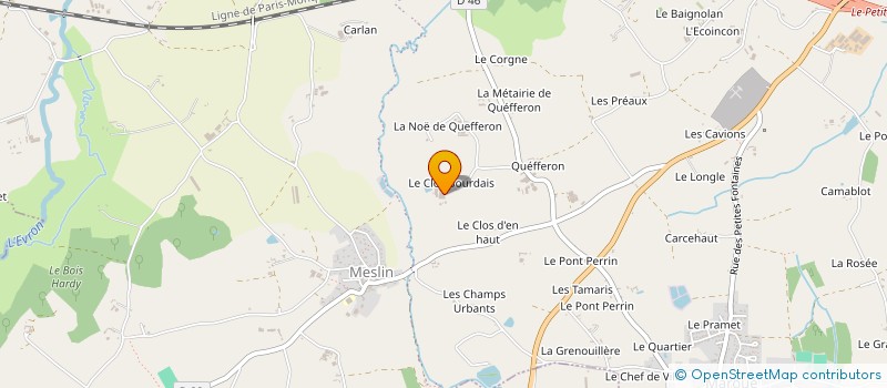 localisation de l'entreprise SCEA LUCIEN GEFFRELOT à LAMBALLE-ARMOR