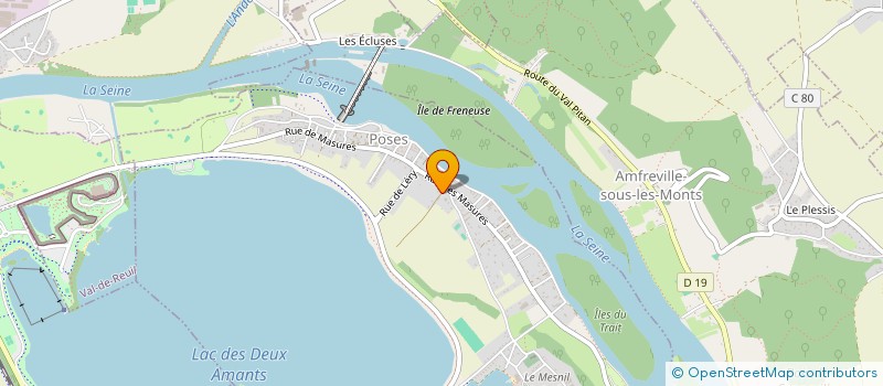 localisation de l'entreprise SCEA LUDOVIC HERVIEUX  POSES