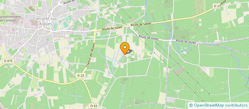 localisation de l'entreprise SCEA LURIE à CAMARET-SUR-AIGUES