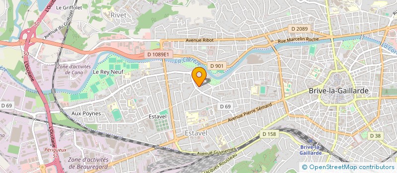 localisation de l'entreprise SCEA LVNP  BRIVE-LA-GAILLARDE