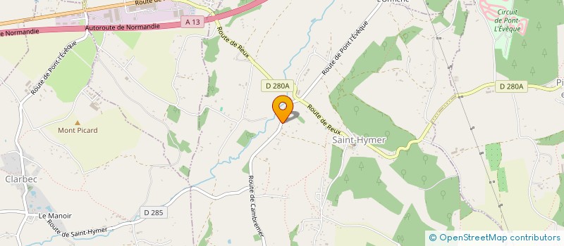 localisation de l'entreprise SCEA MAELLE MARTIN  SAINT-HYMER