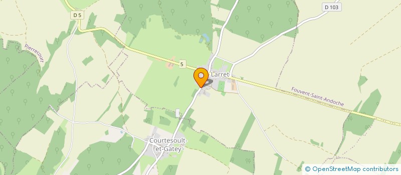 localisation de l'entreprise SCEA MAIROT  LARRET