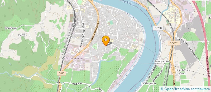 localisation de l'entreprise SCEA MALVAL à TOURNON-SUR-RHONE
