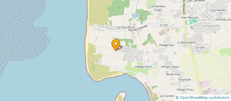 localisation de l'entreprise SCEA MAM  TOURNEVILLE-SUR-MER