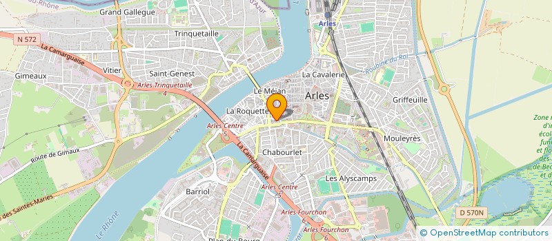 localisation de l'entreprise SCEA MANADE MAILHAN  ARLES