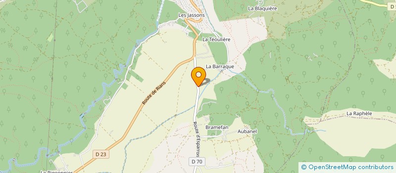 localisation de l'entreprise SCEA MANCINI à GINASSERVIS