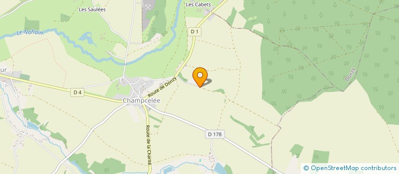 localisation de l'entreprise SCEA MANO VIGNERONS à TRACY SUR LOIRE