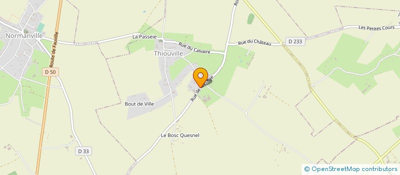 localisation de l'entreprise SCEA MARAIS  THIOUVILLE