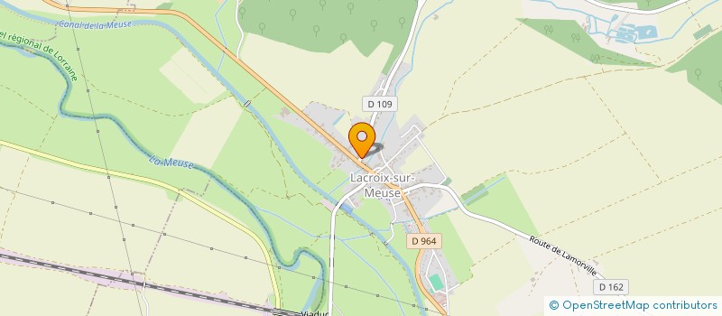 localisation de l'entreprise SCEA MARCEL MARTIN à LACROIX-SUR-MEUSE