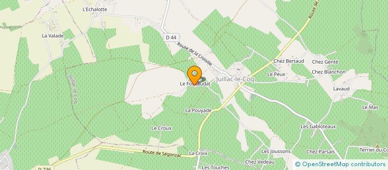localisation de l'entreprise SCEA MARCHAND à JUILLAC-LE-COQ