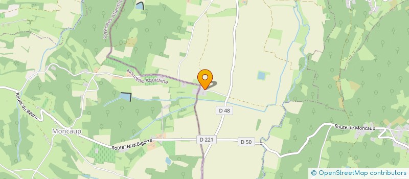 localisation de l'entreprise SCEA MARIE BLANQUE  SAUVETERRE