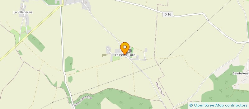 localisation de l'entreprise SCEA MARQUEBEUF  HEUDICOURT