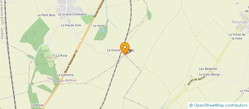 localisation de l'entreprise SCEA MARTIGNY  HUISSEAU EN BEAUCE