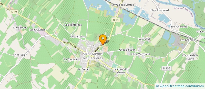 localisation de l'entreprise SCEA MARTIN LOUVET à SAINT-MEME-LES-CARRIERES