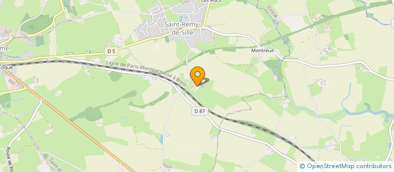 localisation de l'entreprise SCEA MARTINEAU  SAINT-REMY-DE-SILLE