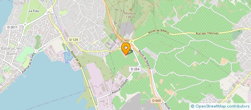localisation de l'entreprise SCEA MAS BERNADOU à FRONTIGNAN
