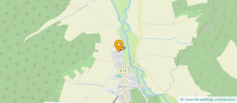 localisation de l'entreprise SCEA MASSARD à BELAN-SUR-OURCE