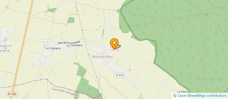 localisation de l'entreprise SCEA MATHE  BEAUVOIR-SUR-NIORT