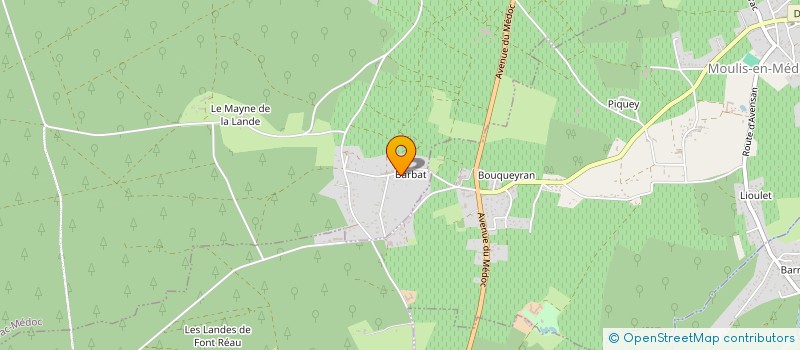 localisation de l'entreprise SCEA MAYE - LAFRAGUETA à LISTRAC-MEDOC