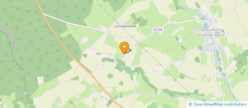 localisation de l'entreprise SCEA MAZOUILLET à BEAUMONT-PIED-DE-BŒUF