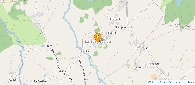 localisation de l'entreprise SCEA MDH JOUHANNEAU  LYS-SAINT-GEORGES