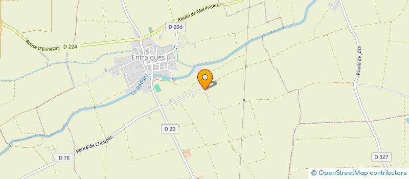 localisation de l'entreprise SCEA MEGEMONT à ENTRAIGUES