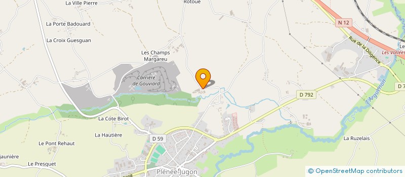 localisation de l'entreprise SCEA MEHEUST EVEILLARD  BREHAND