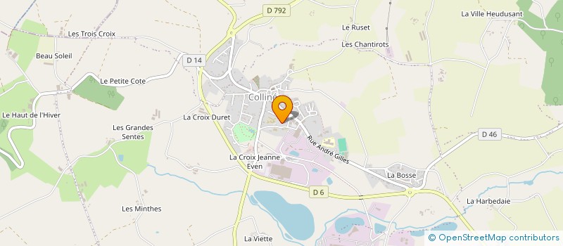 localisation de l'entreprise SCEA MENE VOLAILLES  LE MENE