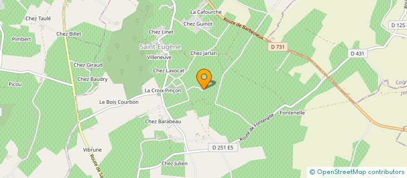 localisation de l'entreprise SCEA MERCIER  SAINT-EUGENE