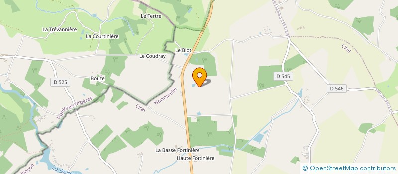 localisation de l'entreprise SCEA MERCIER à SAINT-SAUVEUR-DE-CARROUGES