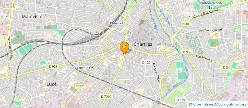 localisation de l'entreprise SCEA MEROUVILLE à CHARTRES