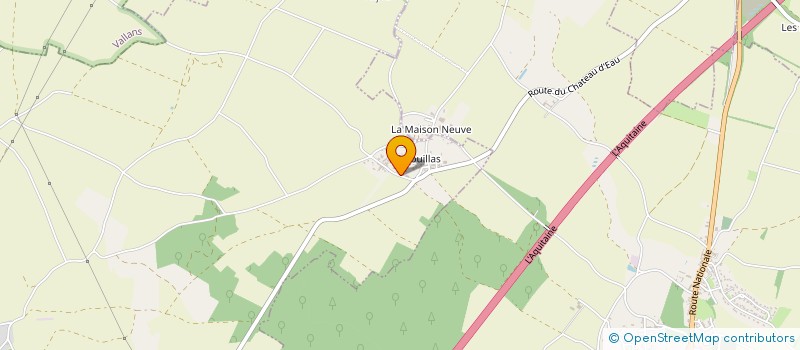 localisation de l'entreprise SCEA MICHAUD LIMOUILLAS à LA FOYE-MONJAULT