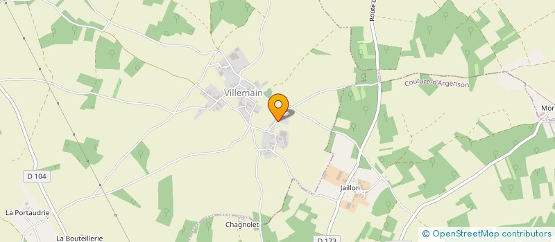 localisation de l'entreprise SCEA MICHENEAU à VILLEMAIN